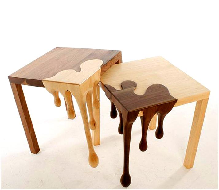 Napi bútor: cseppfolyós asztal
