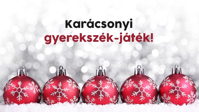 Karácsonyi gyerekszék-játék!