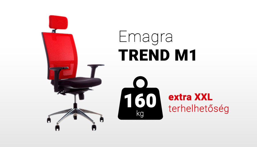 2020 újdonsága a 160kg-ig terhelhető Emagra M1 Trend