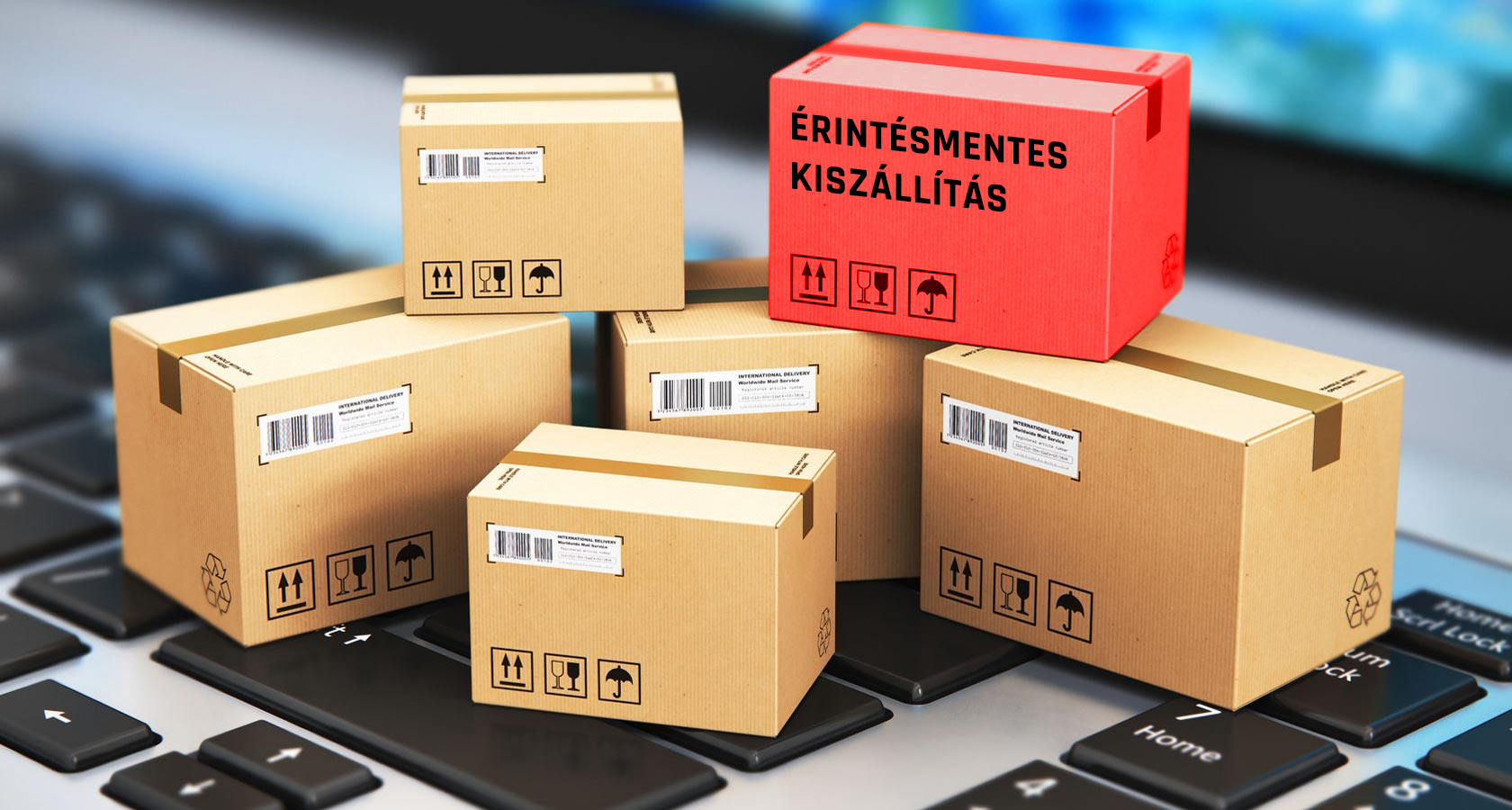 Biztonságos (érintésmentes) rendelés és kiszállítás