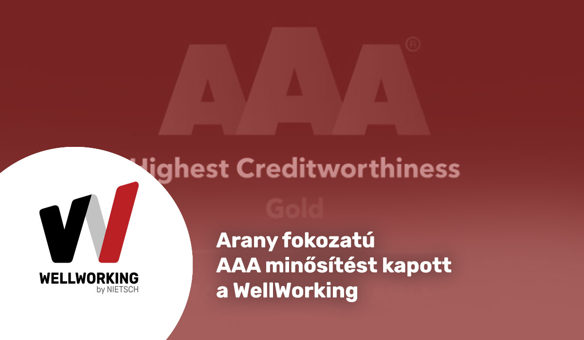 Arany fokozatú AAA minősítést kapott a WellWorking