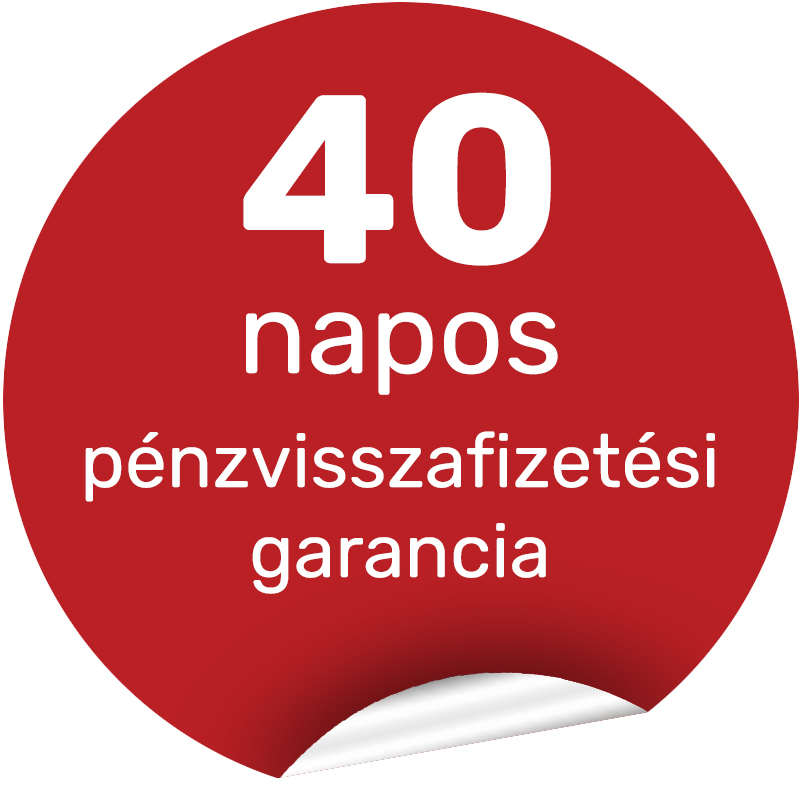 40 napos pénzvisszafizetési garancia