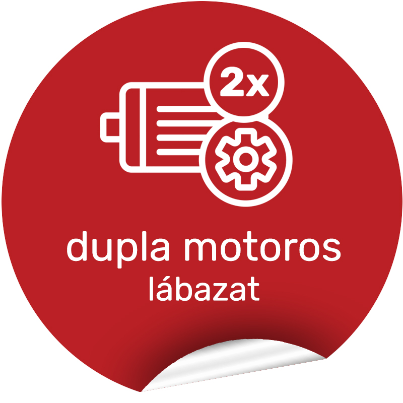 Dupla motoros lábazat