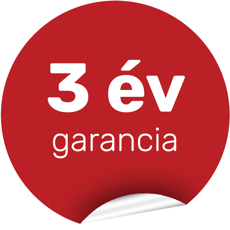 3 év garancia