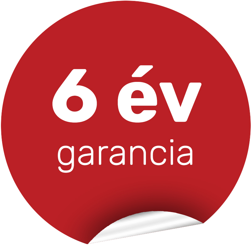 6 év garancia